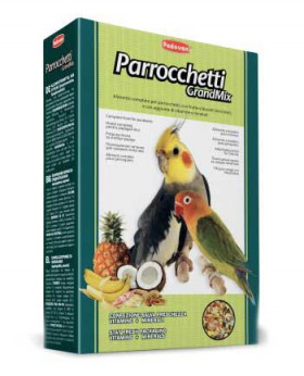 купить корм для средних попугаев, неразлучников