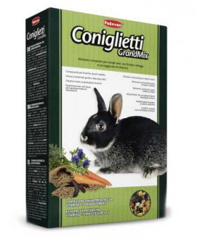 GrandMix Coniglietti, основной корм для карликовых кроликов / Padovan (Италия)