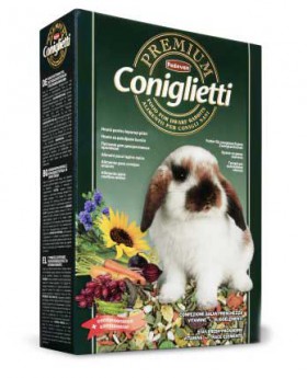 Premium Coniglietti, корм для карликовых кроликов / Padovan (Италия)