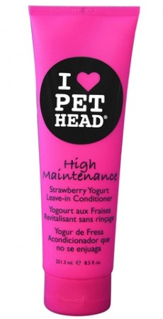 High Maintenance, "Телезвезда", клубнично-йогуртовый несмываемый кондиционер для собак / Pet Head ( США)