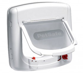 Staywell Infra-red 4-Way Locking Deluxe Cat Flap, дверца для кошек, инфракрасное управление, 4 позиции / Petsafe (США)