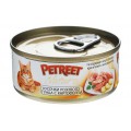 Petreet Natura - Кусочки розового тунца c картофелем, консервы для кошек / Petreet (Таиланд)