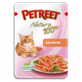 Petreet Natura Salmone Лосось, пауч для кошек / Petreet (Таиланд)
