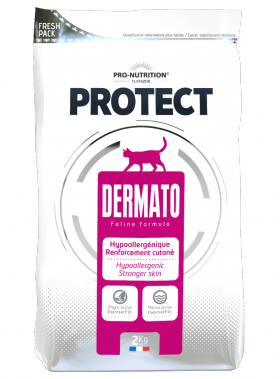 Protect Dermato корм для кошек с аллергическими проявлениями / Pro-Nutrition Flatazor (Франция)