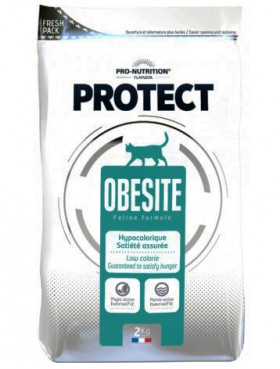 Protect Obesite корм для кошек склонных к образованию излишнего веса / Pro-Nutrition Flatazor (Франция)