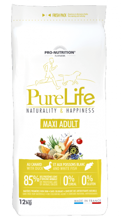 Pure Life Maxi Adult Корм для взрослых собак крупных пород / Pro-Nutrition Flatazor (Франция)