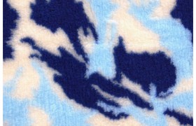 Коврик меховой, камуфляж Синий, 1х1,6 м / ProFleece (Великобритания)
