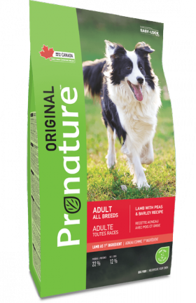 Pronature Original 22 Classic, корм для собак всех пород с Ягненком / Pronature (Канада)