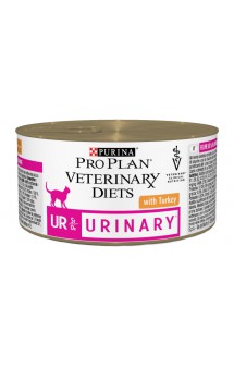 Veterinary Diets UR Turkey St/Ox Консервы для кошек при мочекаменной болезни, с Индейкой / Purina Pro Plan (Италия,Франция)