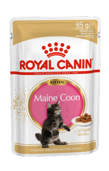 Maine Coon Kitten кусочки в соусе, влажный корм для Мейн Кунов / Royal Canin (Франция)