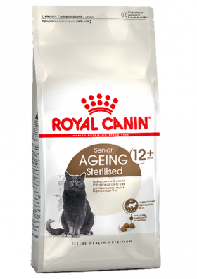 Ageing STERILISED 12+,корм для пожилых стерилизованных кошек / Royal Canin (Франция)