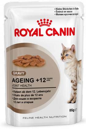Ageing +12 Gravy, корм для пожилых кошек в соусе / Royal Canin (Франция)