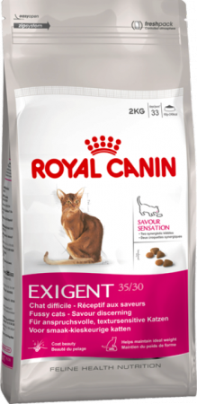 EXIGENT 35/30 Savour sensation, корм для привередливых кошек / Royal Canin (Франция)