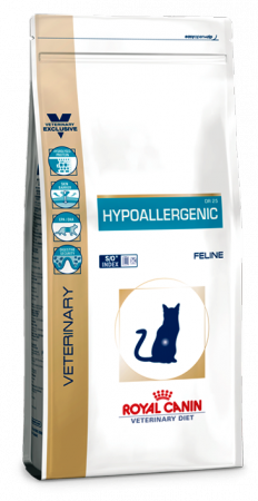 Hypoallergenic DR25, корм для кошек при пищевой аллергии / Royal Canin (Франция)