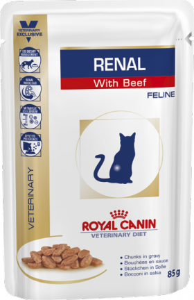 Renal with Beef,диета для кошек при ХПН / Royal Canin (Франция)