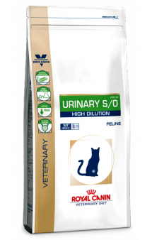 Urinary S/O High Dilution UHD34, корм для кошек при лечении мочекаменной болезни / Royal Canin (Франция)