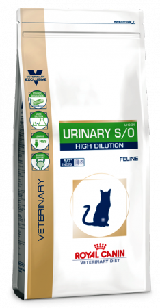 Urinary S/O High Dilution UHD34, корм для кошек при лечении мочекаменной болезни / Royal Canin (Франция)
