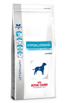 Hypoallergenic Moderate Calorie, корм для собак с пищевой аллергией / Royal Canin (Франция)