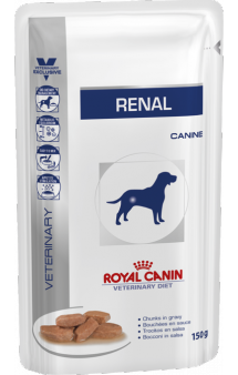 Renal, корм для собак при ХПН, кусочки в соусе / Royal Canin (Франция)