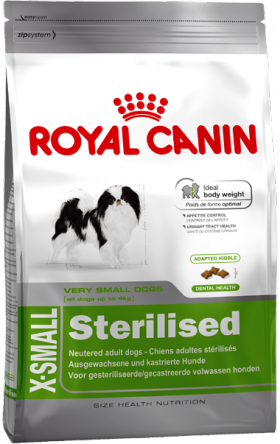 X-Small Sterilised, корм для стерилизованных собак / Royal Canin (Франция)