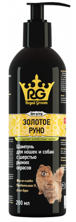 Золотое Руно, шампунь для кошек и собак Рыжих окрасов / Royal Groom (Россия)