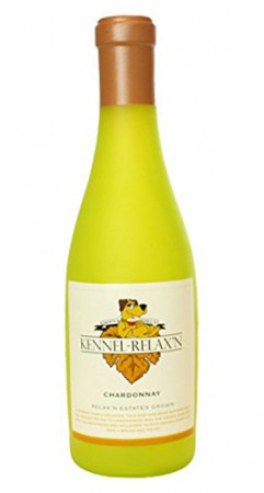 Wine Bottle Kennel Relaxin, Виниловая игрушка-пищалка для собак Бутылка вина "Шардоне релакс" / Silly Squeakers (США)