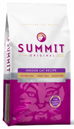 SUMMIT™ Original Three Meat Indoor, корм для домашних кошек 3 вида мяса / Petcurean (Канада)