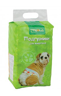 Памперсы для собак, подгузники / Triol (Китай)