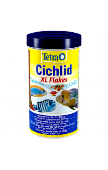 Cichlid XL Flakes, корм для всех видов цихлид, крупные хлопья / Tetra (Германия)