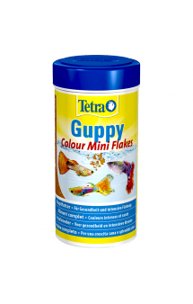 Tetra Guppy Colour Mini Flakes, корм для улучшения окраса гуппи / Tetra (Германия)