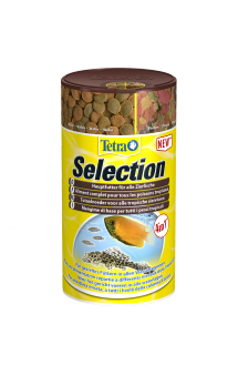 Tetra Selection, корм "4 вида" для всех видов рыб / Tetra (Германия) 