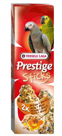 Prestige Sticks, палочки с орехами и медом для крупных попугаев / Versele-Laga (Бельгия)