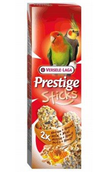 Prestige Sticks, палочки с орехами и медом для средних попугаев / Versele-Laga (Бельгия)