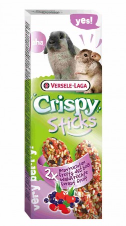 Crispy, палочки с лесными ягодами для кроликов и шиншилл / Versele-Laga (Бельгия)