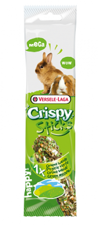 Crispy Mega "Зеленый луг" палочки для кроликов и морских свинок / Versele-Laga (Бельгия)