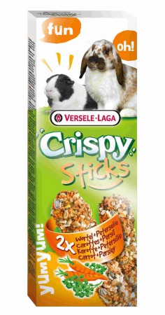 Crispy, палочки с морковью и петрушкой для кроликов и морских свинок / Versele-Laga (Бельгия)