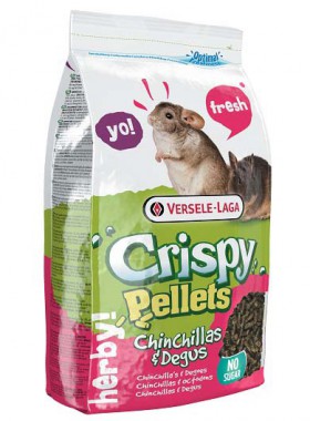 Crispy Pellets Chinchillas and Degus, корм для шиншилл и дегу, гранулированный / Versele-Laga (Бельгия)