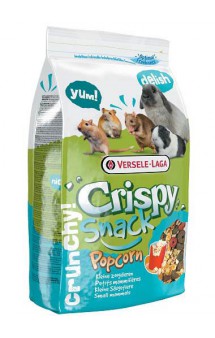 Crispy Snack Popcorn, дополнительный корм для грызунов с попкорном / Versele-Laga (Бельгия)