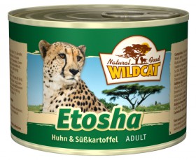 WildCat Etosha, Этоша, консервы для кошек с курицей и сладким картофелем / Wolfsblut (Германия)
