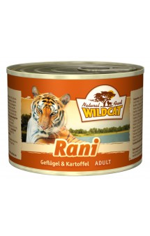 WildCat Rani, Рани, консервы для кошек с мясом Утки, Фазана, Индейки и бататом / Wolfsblut (Германия)