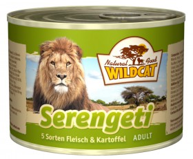 WildCat Serengeti, Серенгети, консервы для кошек, 5 видов мяса и батат / Wolfsblut (Германия)