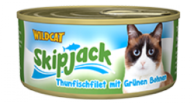 WildCat SkipJack, филе Тунца с зелеными бобами / Wolfsblut (Германия)