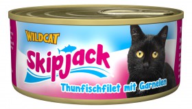 WildCat SkipJack, филе Тунца с креветками / Wolfsblut (Германия)