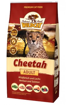 WildCat Cheetah Читах, сухой корм для кошек с Олениной, Лососем и Индейкой  / Wolfsblut (Германия)