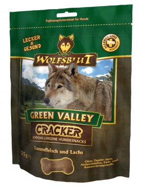 Green Valley, Зеленая долина, крекеры для собак м Бараниной и Лососем / Wolfsblut (Германия)