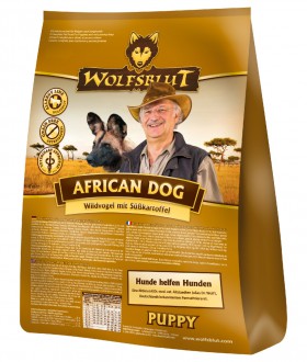 Wolfsblut African Dog Puppy, корм Африканская Собака, для щенков / Wolfsblut (Германия)