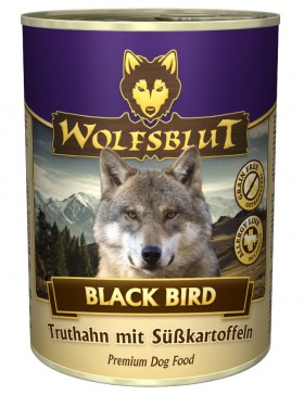 Wolfsblut Black Bird, Черная птица, консервы для собак с Индейкой и Бататом / Wolfsblut (Германия)