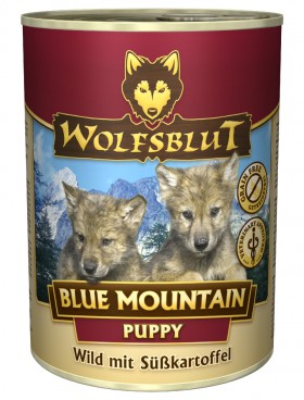 Wolfsblut Blue Mountain Puppy, Голубая гора, консервы для щенков с мясом Оленя и Бататом / Wolfsblut (Германия)