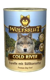 Wolfsblut Cold River, Холодная река, консервы для собак с Форелью и Бататом / Wolfsblut (Германия)