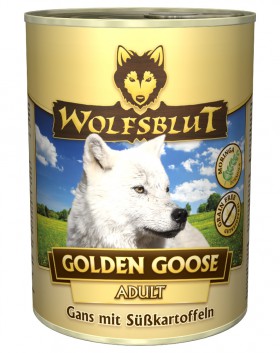 Wolfsblut Golden Goose Adult, Золотой гусь, консервы для взрослых собак с мясом Гуся и Бататом / Wolfsblut (Германия)